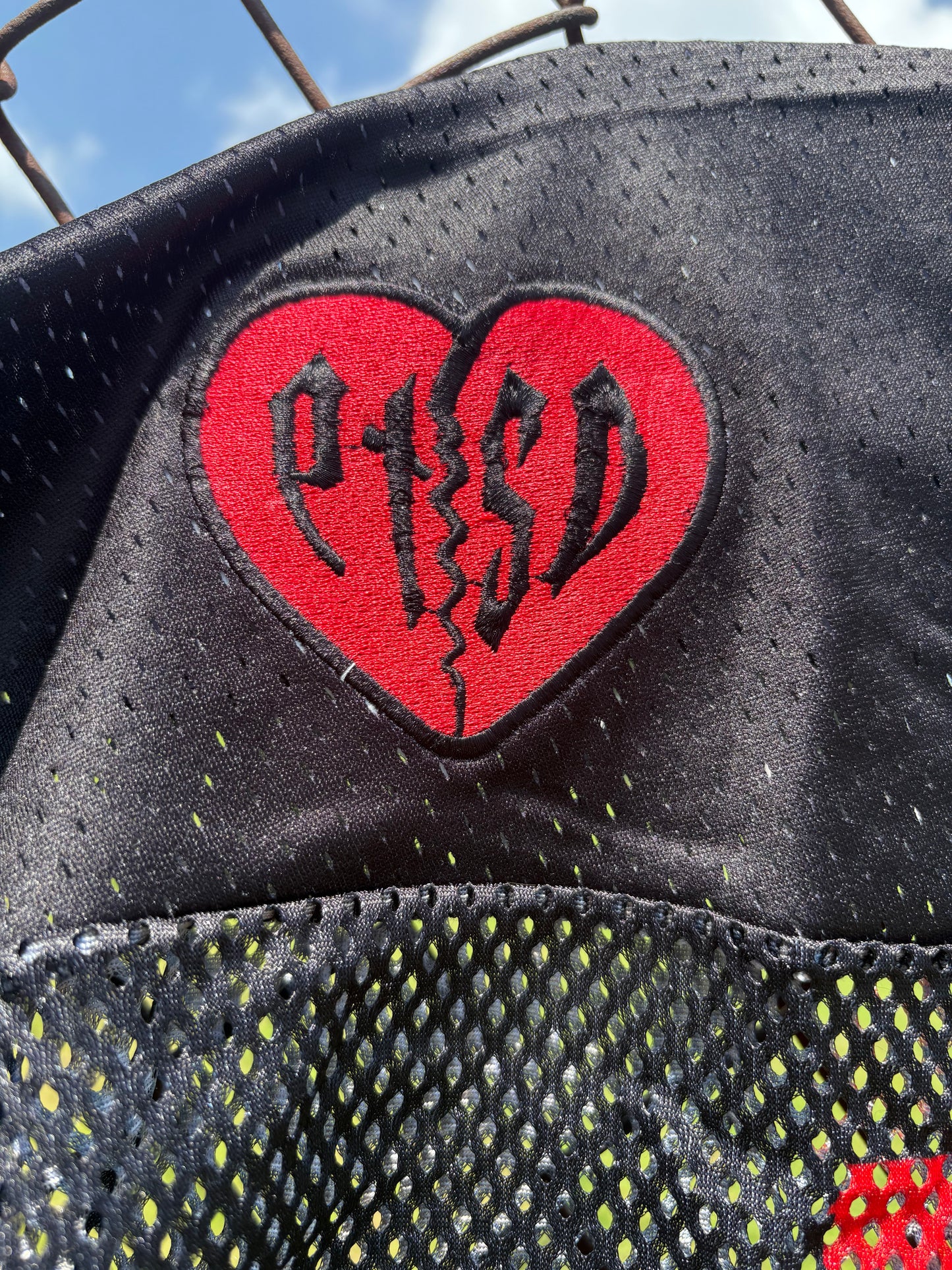 PTSD Jersey #4 – Black & Red | Limited Edition Streetwear