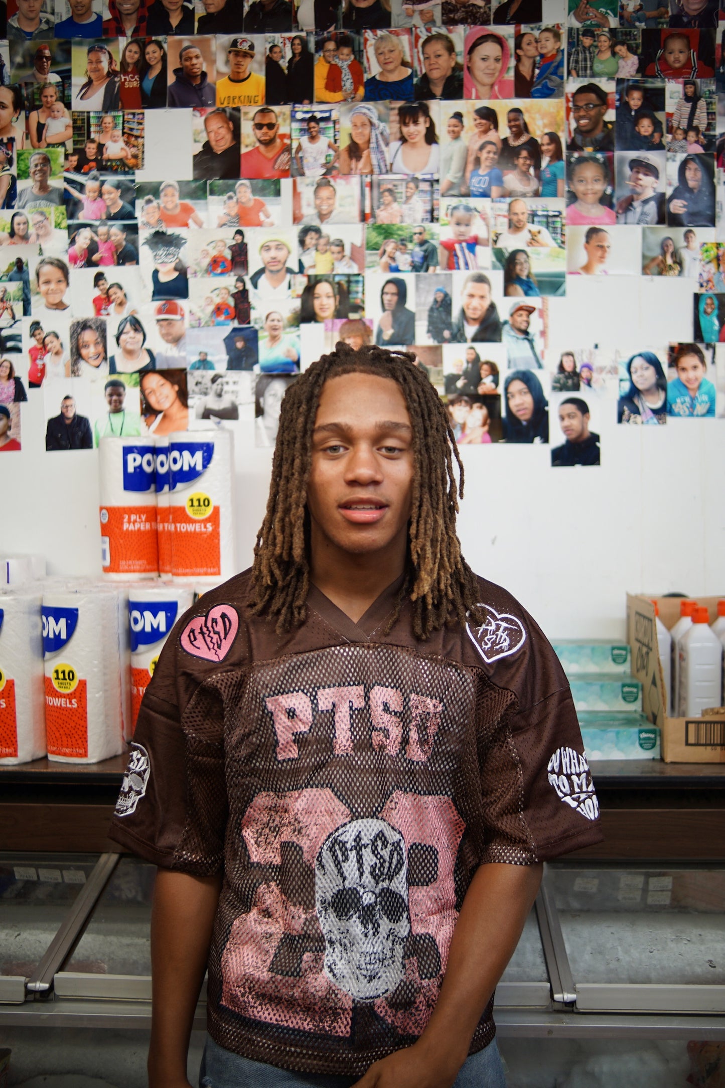 PTSD Jersey #23 – Brown & Pink | Limited Edition Streetwear