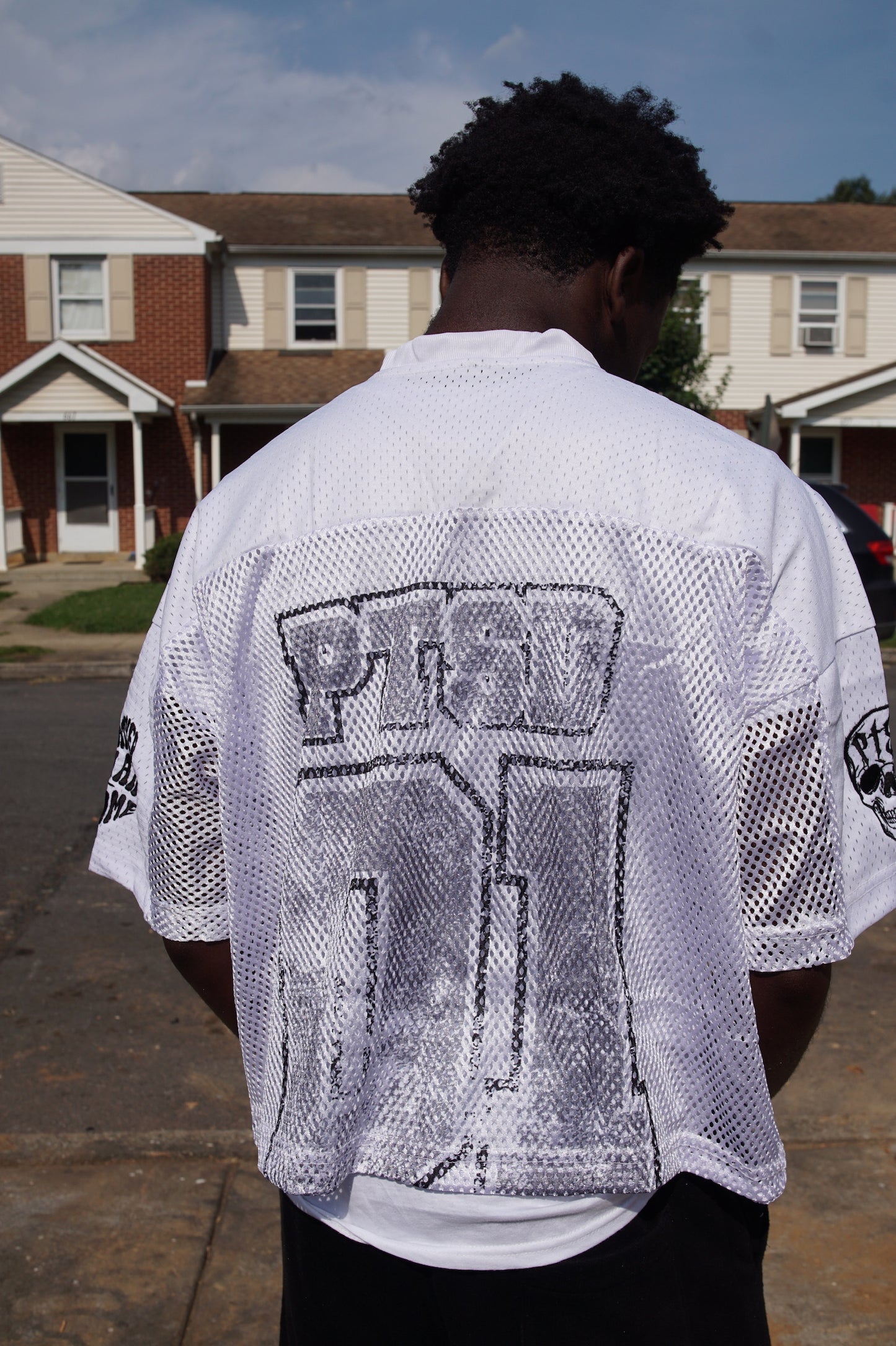 PTSD Jersey #1– White & Grey | Limited Edition Streetwear